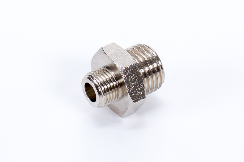 Double reducing nipples, 2 x male thread