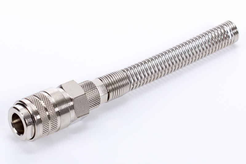 Sockets, push-on, for spiral tube, European profile
