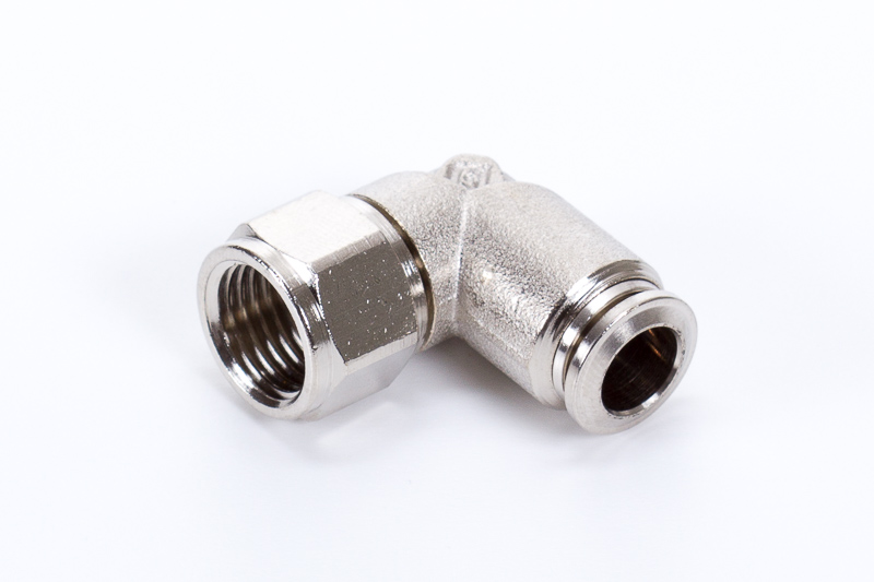 Elbow push-in fittings, female thread
