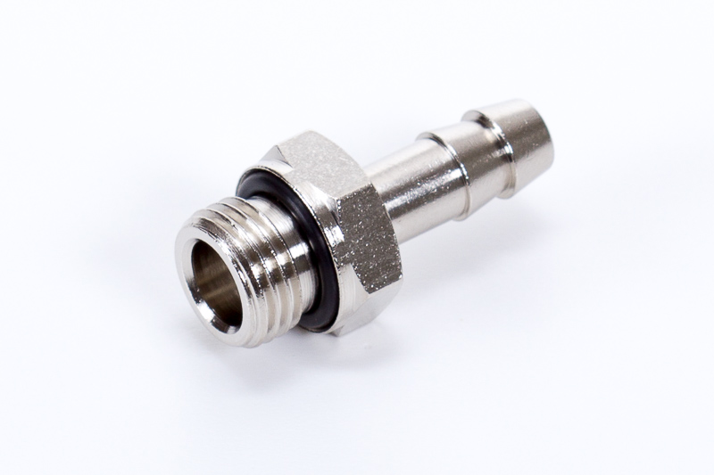 Barbed hose fittings, with O-ring