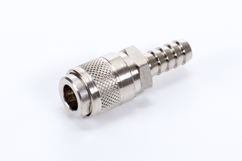 Sockets, barbed hose connection, Mignon profile
