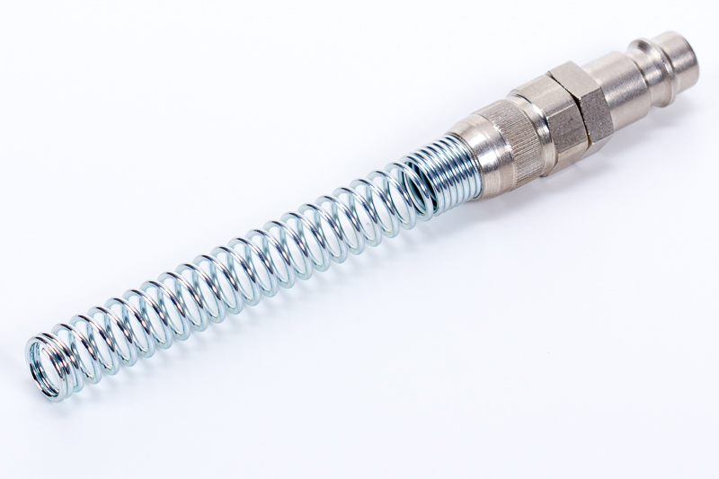 Plugs, push-on, for spiral tube, European profile