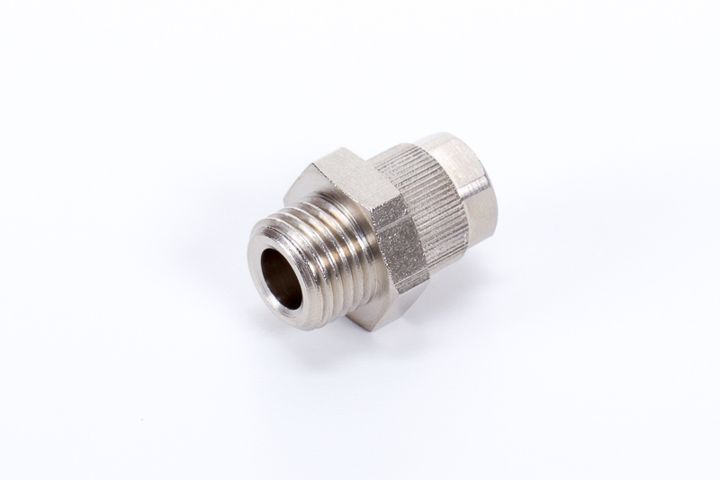 Straight push-on fittings
